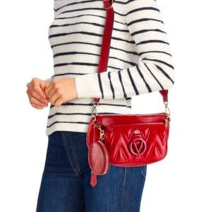 Brand new VALENTINO BY MARIO VALENTINO Leather Shoulder Bag & Pouch Set